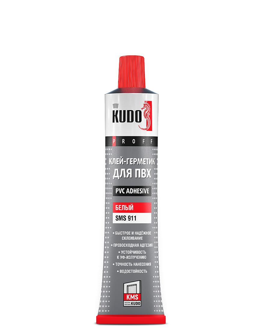 Клей-герметик для ПВХ жидкий пластик KUDO SMS-911